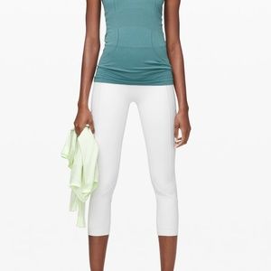 lulu lemon- All The Right Places Crop II- white